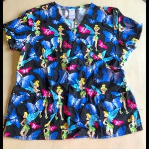 Disney’s Tinkerbell Scrub Top